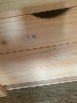 Baúl de almacenaje de madera lufe