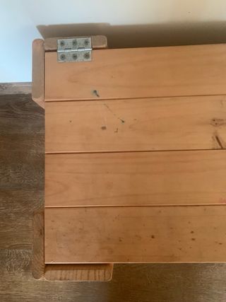 Baúl de almacenaje de madera lufe