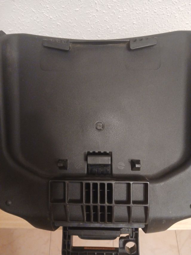 Baúl original Cofre Honda,blanco perlado y negro.