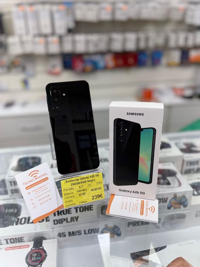 Samsung Galaxy A26 5G 256 GB Nero