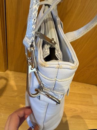 Bolso Mayoral azul claro con flecos