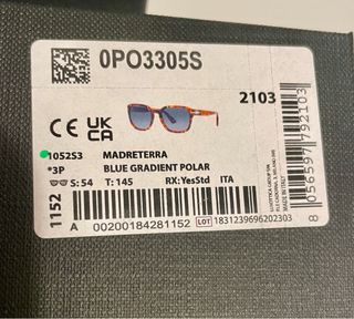 Gafas de Sol Persol Polarizadas nuevas