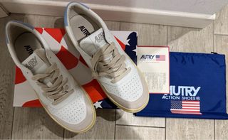 Autry Sneakers Uomo Tg.42 Beige/Bianco