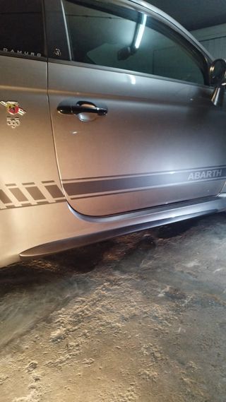 Fiat 500 Abarth - estensioni minigonne laterali 