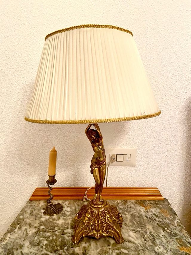 Lámpara de mesa estilo Imperio (2 unidades)