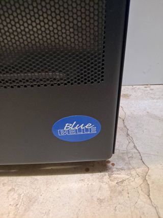 Calentador de gas azul