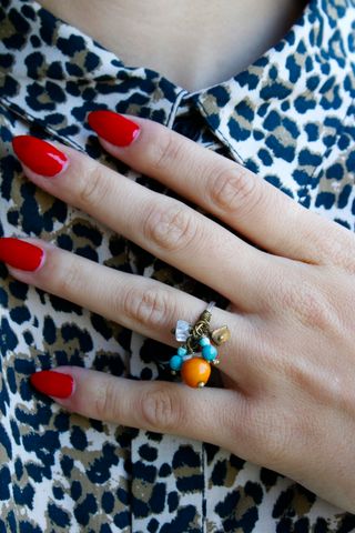 Anillo Plata 925 con minerales naturales
