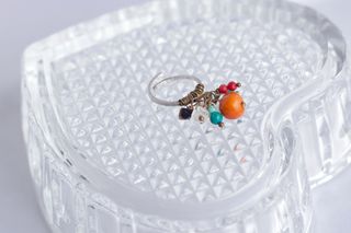 Anillo Plata 925 con minerales naturales
