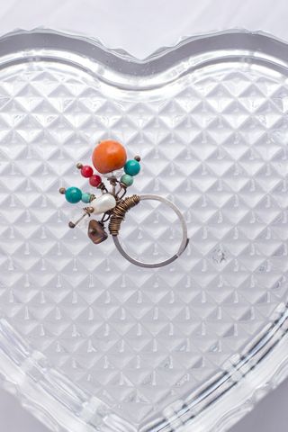 Anillo Plata 925 con minerales naturales