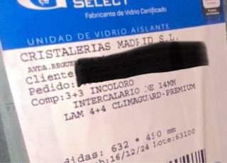 3 unidades de Ventana oscilobatiente Cortizo