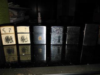 Collezione di accendini Zippo