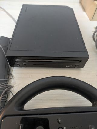 Nintendo Wii Console Nera + Volante