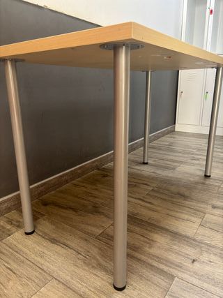 3 Mesas de Oficina de Madera y Metal