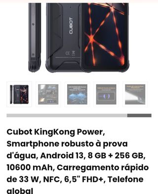 Cubot Kingkong Preto
