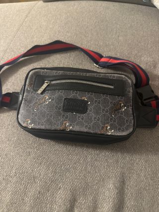 Riñonera Gucci Gris Multicolor