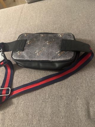 Riñonera Gucci Gris Multicolor