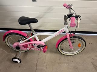 Bicicletta da bambina B'TWIN 16 rosa