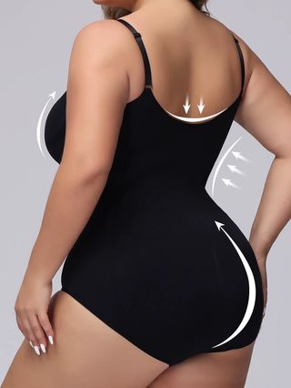 Body reductor sin costuras para mujer talla grande