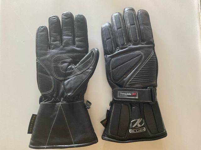 Guantes Moto Impermeables Frío Cuero Talla S