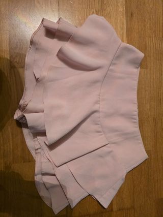 Falda pantalón rosa T S