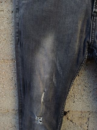 Pantalón vaquero Inside negro/gris T.40