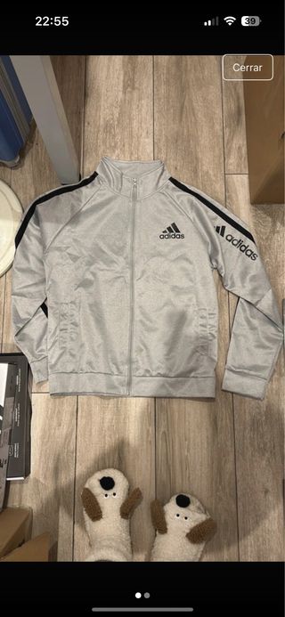 Chándal Adidas Gris Talla XXL Nuevo