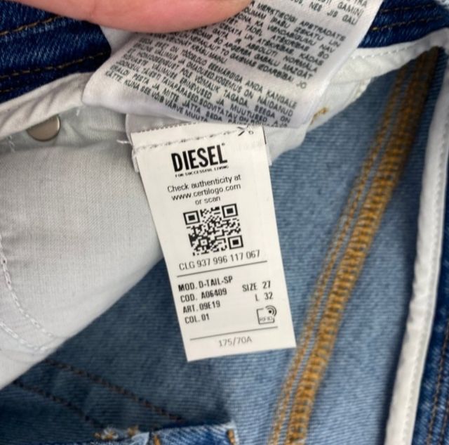 Jeans Diesel nuovi blu