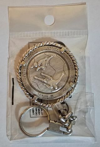 Medalla Mundial Fútbol México 1970 Plata