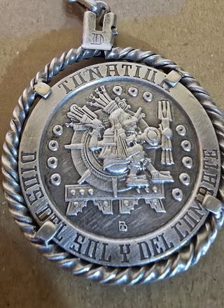 Medalla Mundial Fútbol México 1970 Plata