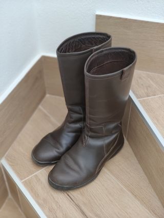 Superga Stivali Donna Pelle Marrone