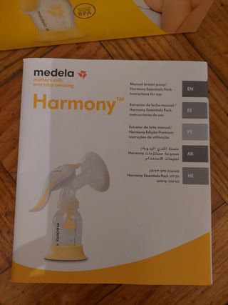 Sacaleches Medela Harmony + 32 bolsas leche