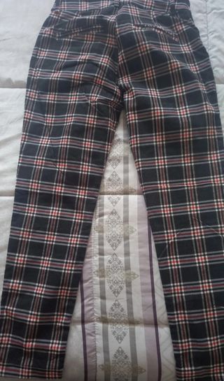 Pantalón cuadros mujer talla M