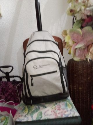 Mochila de viaje tipo bulto con asas
