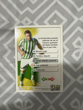 Cromo Rubén Castro #0481 Betis