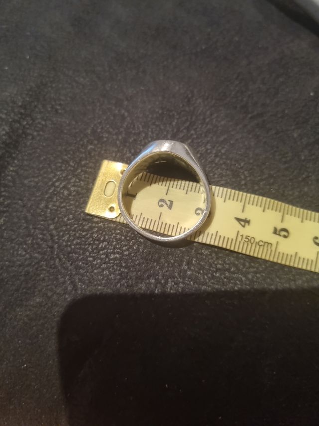 Anillo Cruz Templarios Plata