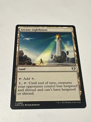 Arcane Lighthouse Magic The Gathering CMM