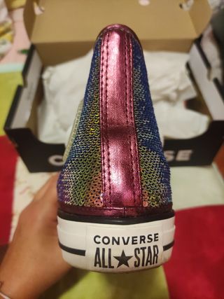 Converse de lentejuelas, efecto Multicolor 39