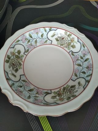 Aguamanil Porcelana Japonesa Motivo Floral