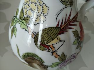 Aguamanil Porcelana Japonesa Motivo Floral