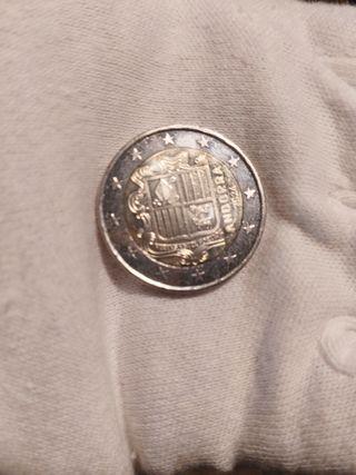 Moneda 2 euros Andorra 2024 Escudo Común