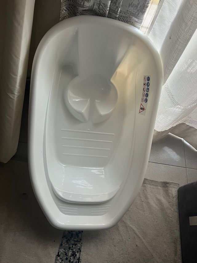 Bañera y cambiador bebé lote