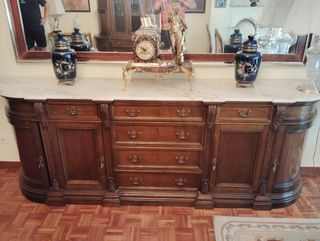 Mueble de salón de madera maciza
