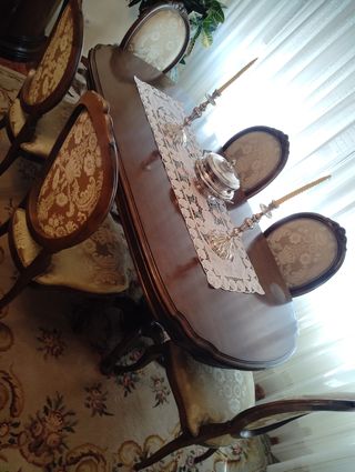 Mueble de salón de madera maciza
