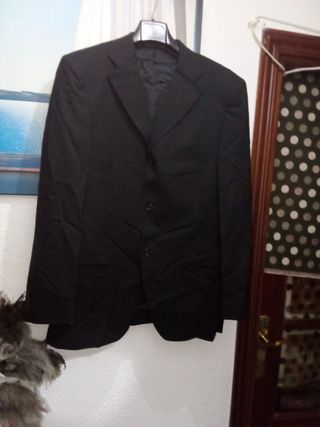 Chaqueta de traje hombre negra
