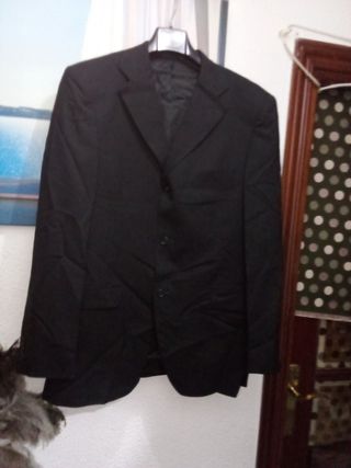 Chaqueta de traje hombre negra