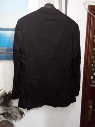 Chaqueta de traje hombre negra
