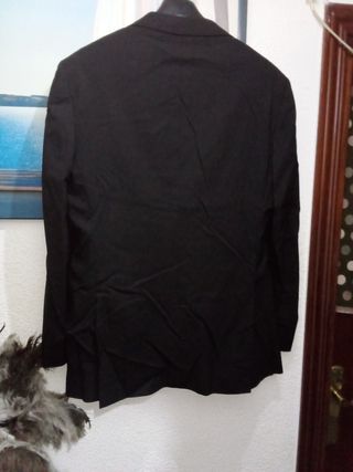 Chaqueta de traje hombre negra