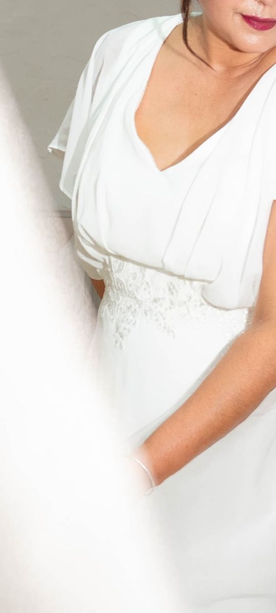 Vestido de Novia Ligero Talla xl, zapatos 39,velo