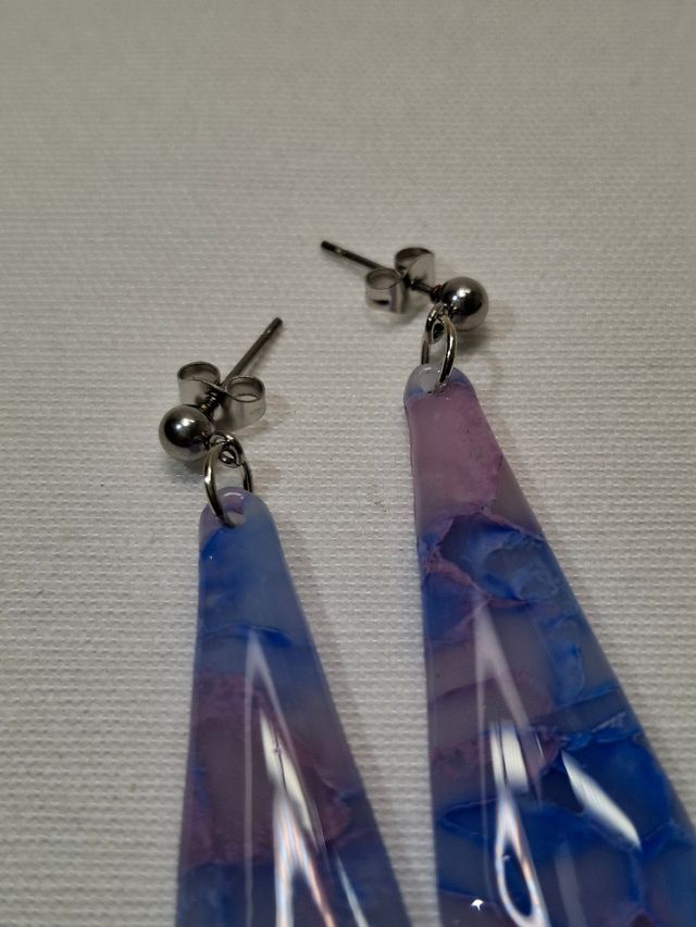 Pendientes largos flecha