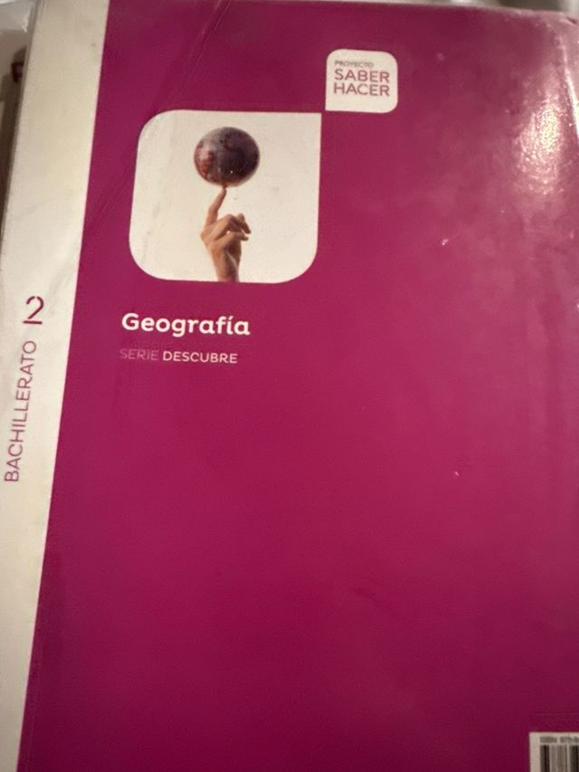 Geografía, 2 Bachillerato